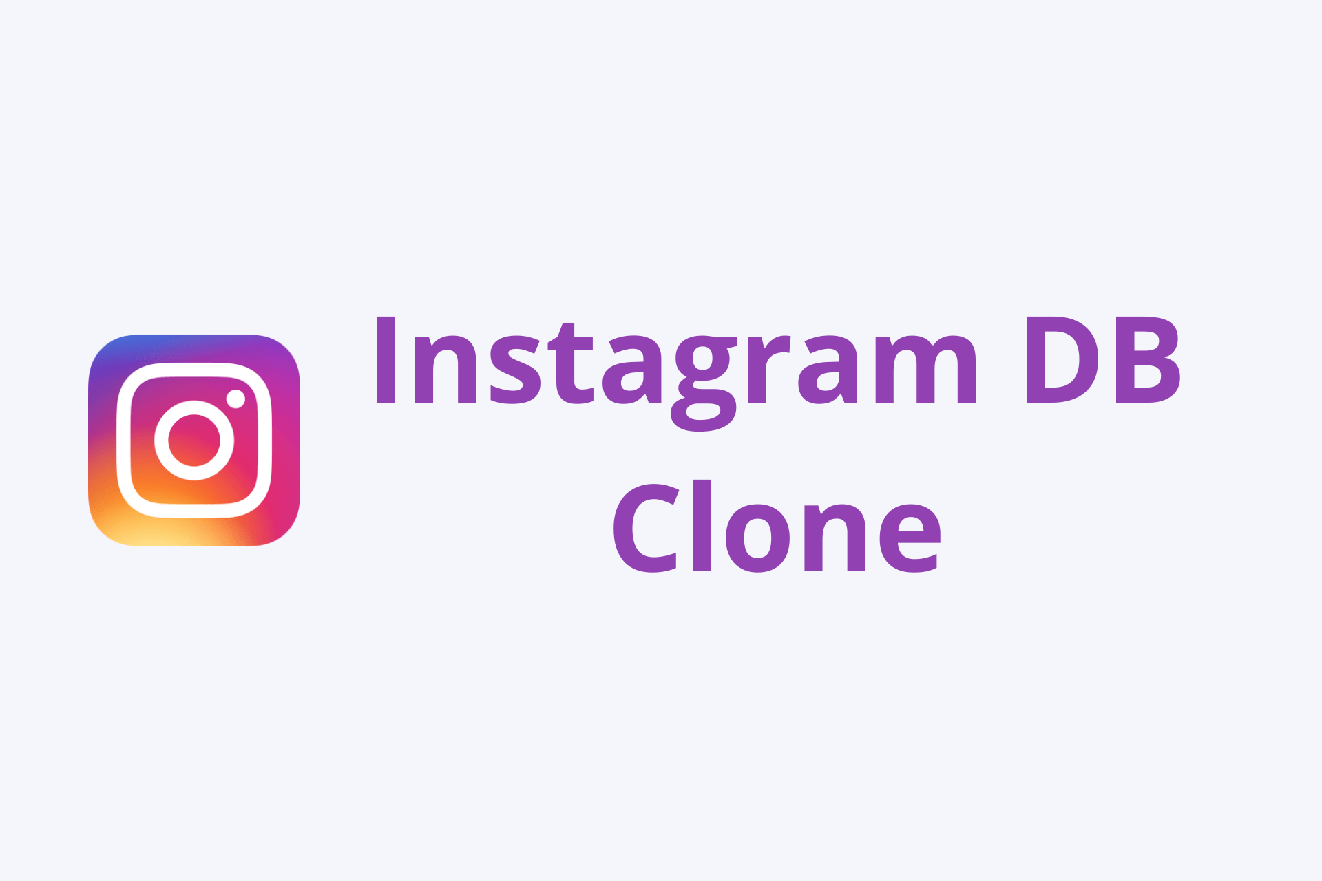Instagram Database Clone